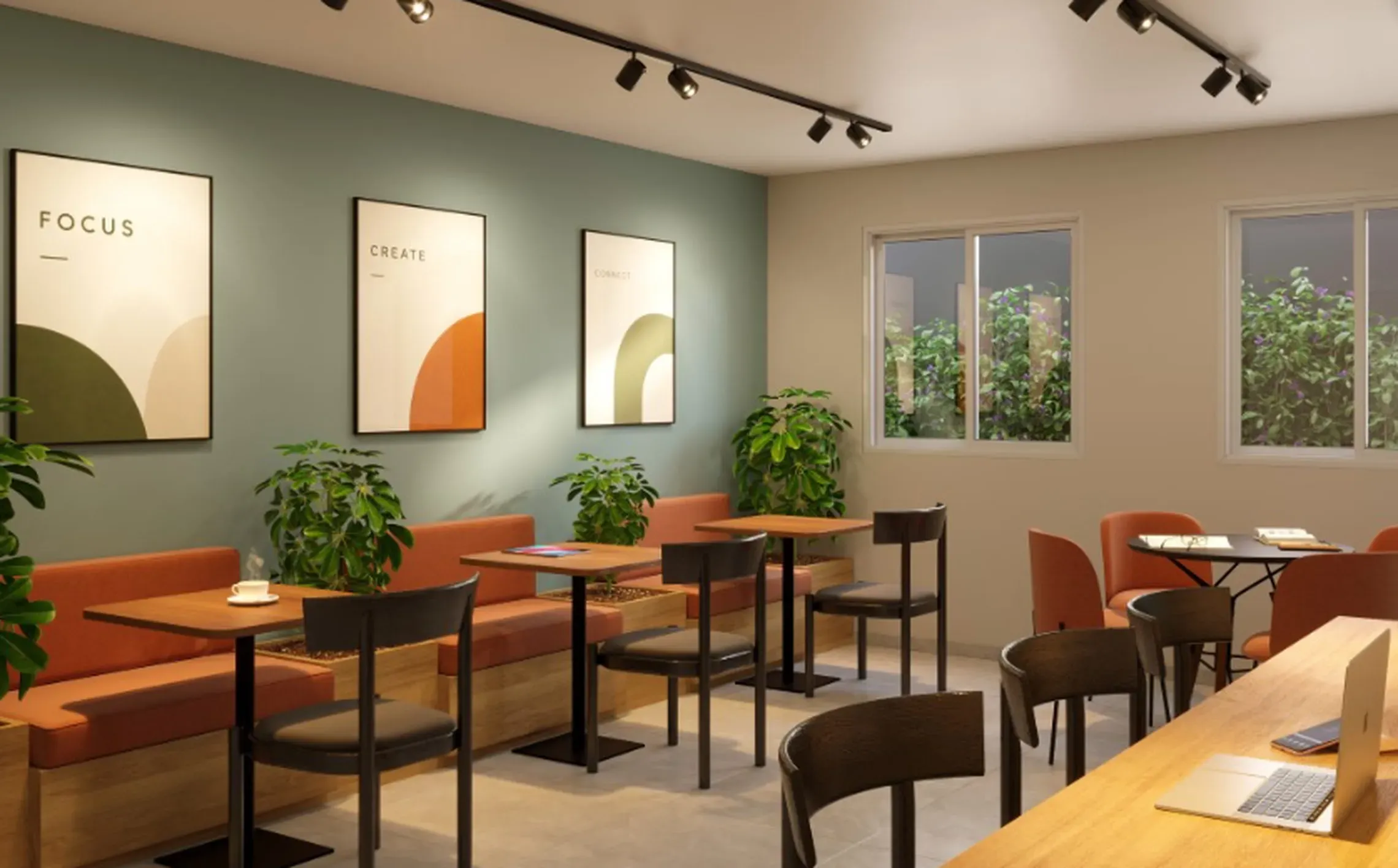 Coworking - Área de lazer do Mundo Apto Estação Brooklin em Jardim das Acácias, São Paulo