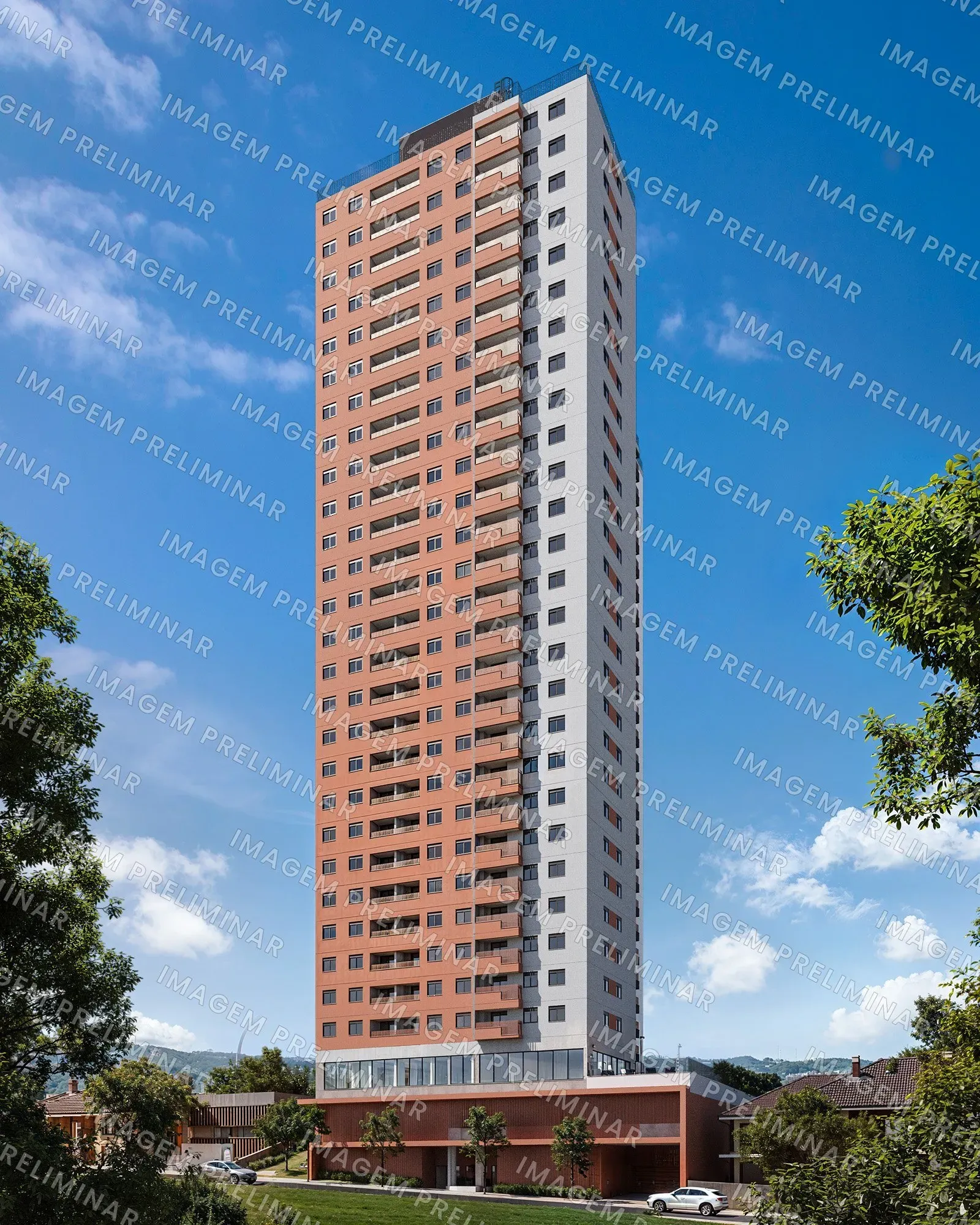 Fachada do empreendimento Absoluto Vila Prudente localizado na Rua Dr. Sales Gomes Junior, 207, Vila Prudente