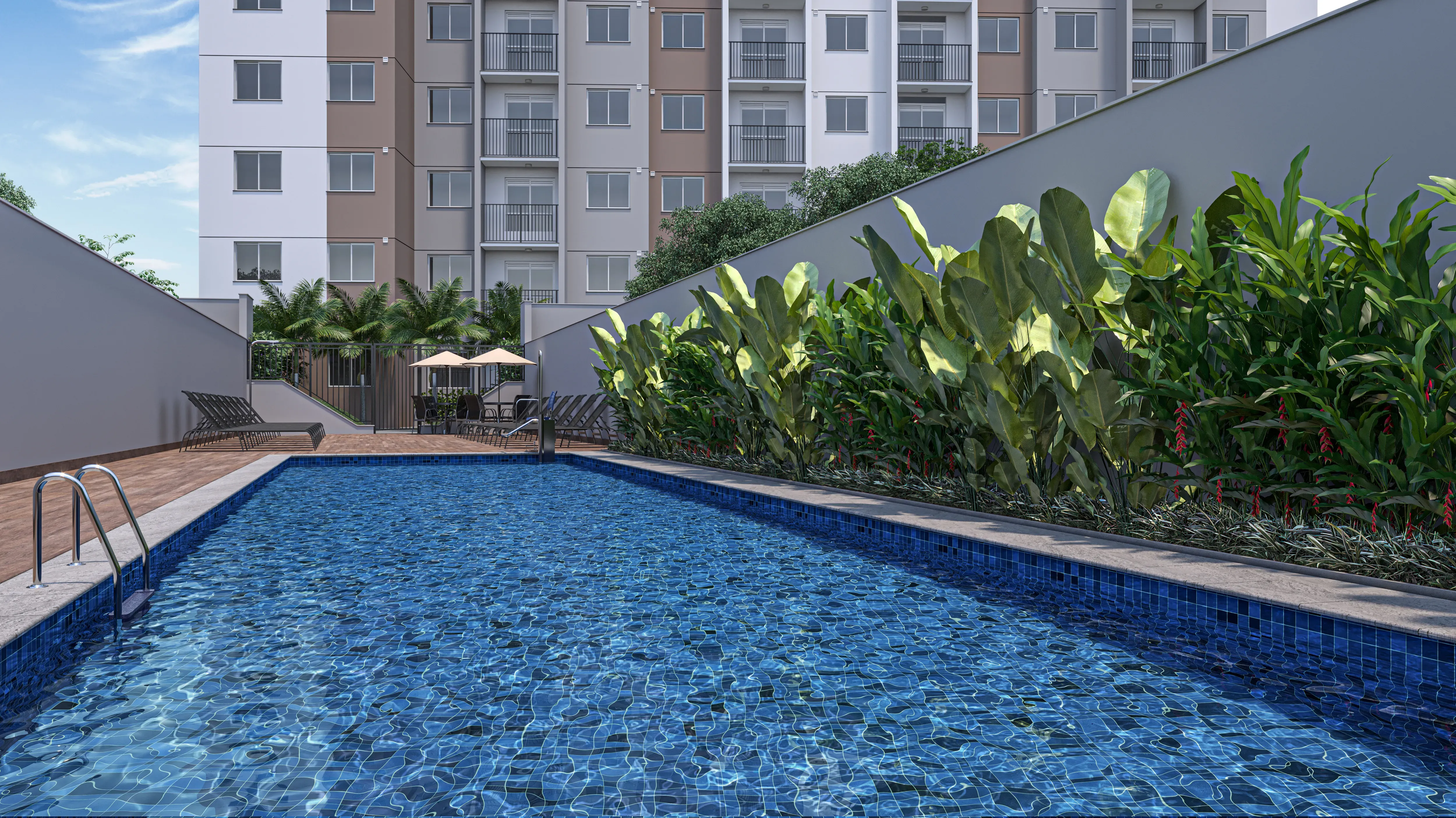 Piscina - Área de lazer do Vibra Belenzinho em Belenzinho, São Paulo