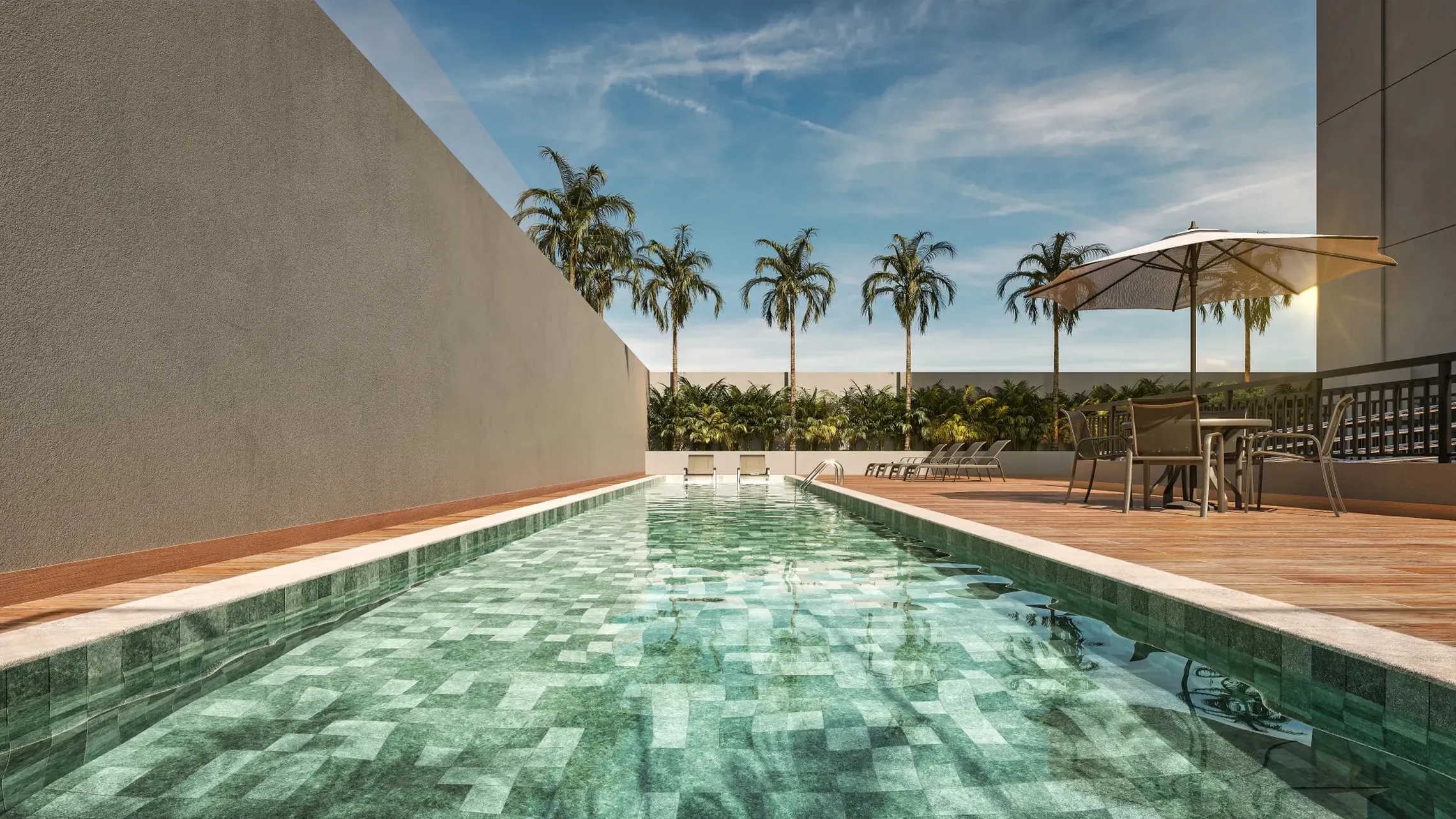 Piscina - Área de lazer do Class Select em Vila Prudente, São Paulo