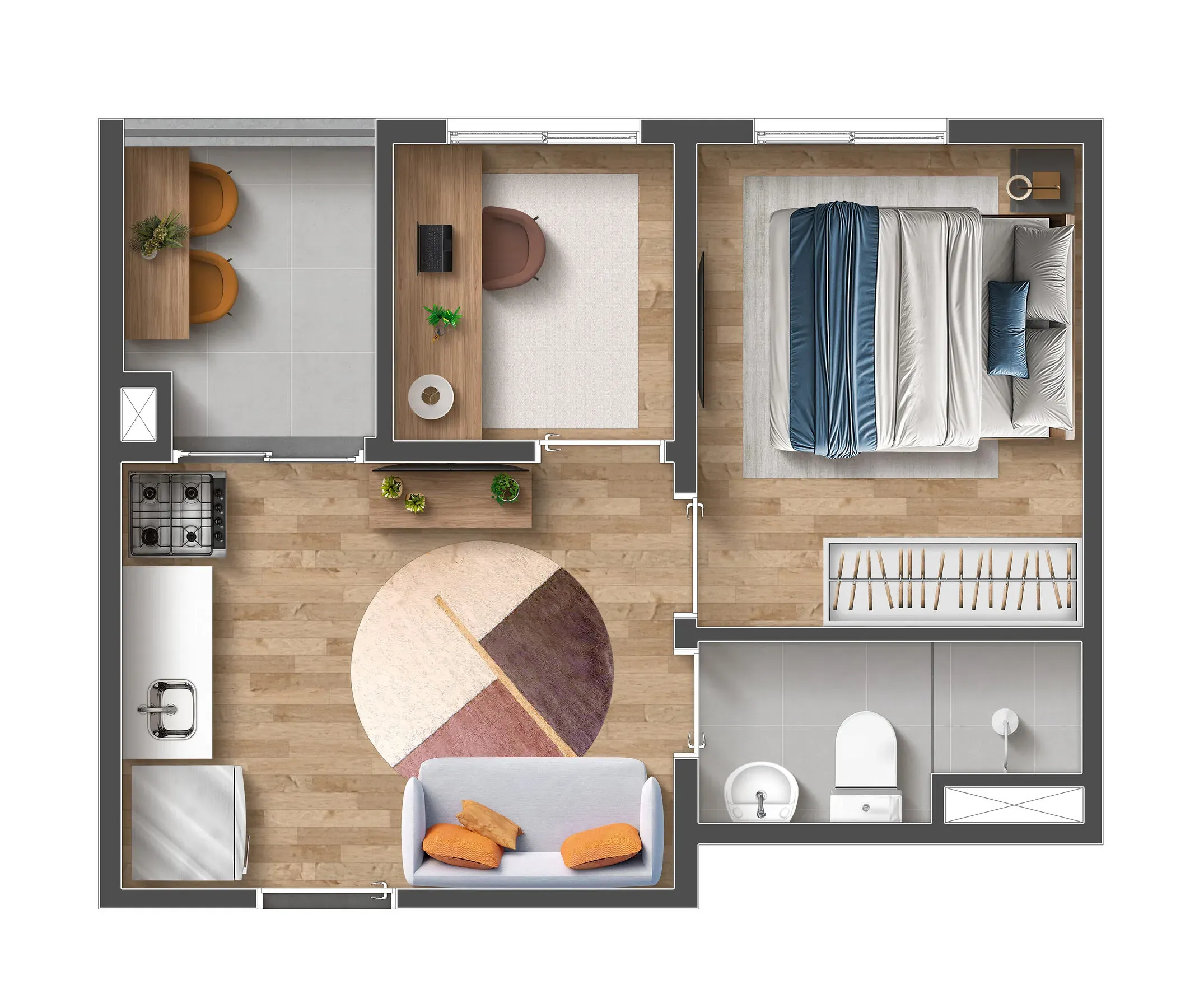 Planta 29 - Apartamento na planta no Elos Tatuapé, Tatuapé