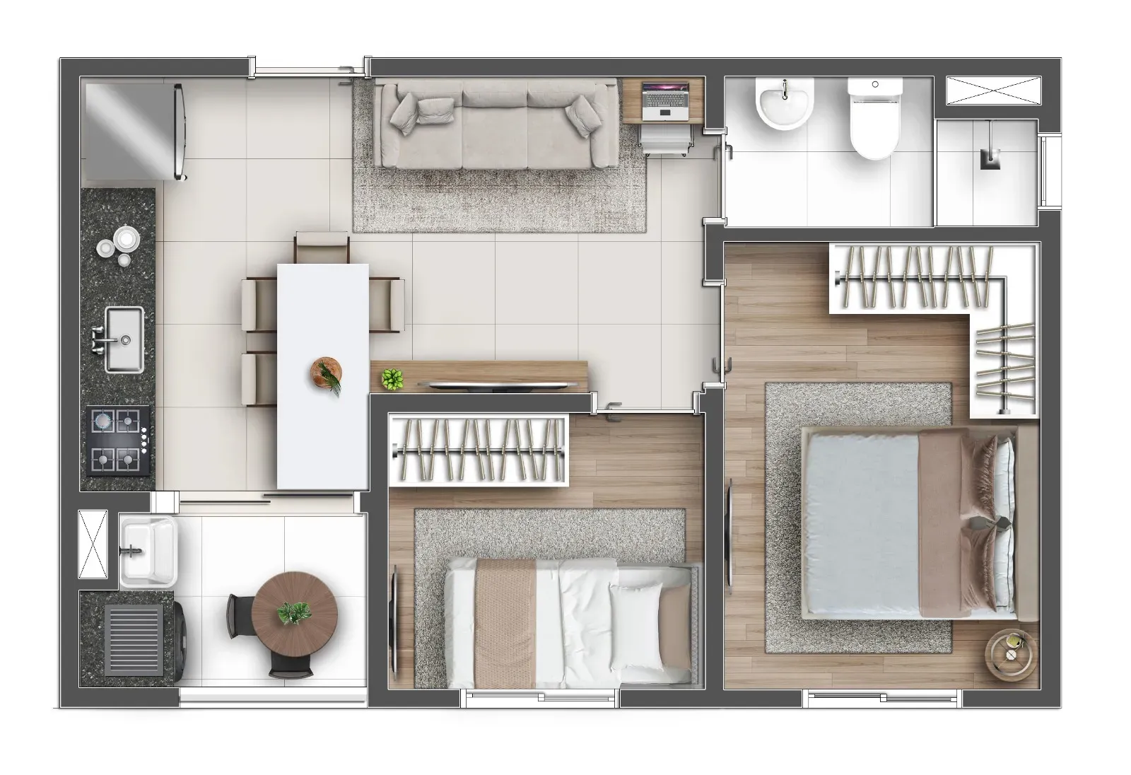 Planta 36 - Apartamento na planta no Absoluto Vila Prudente, Vila Prudente
