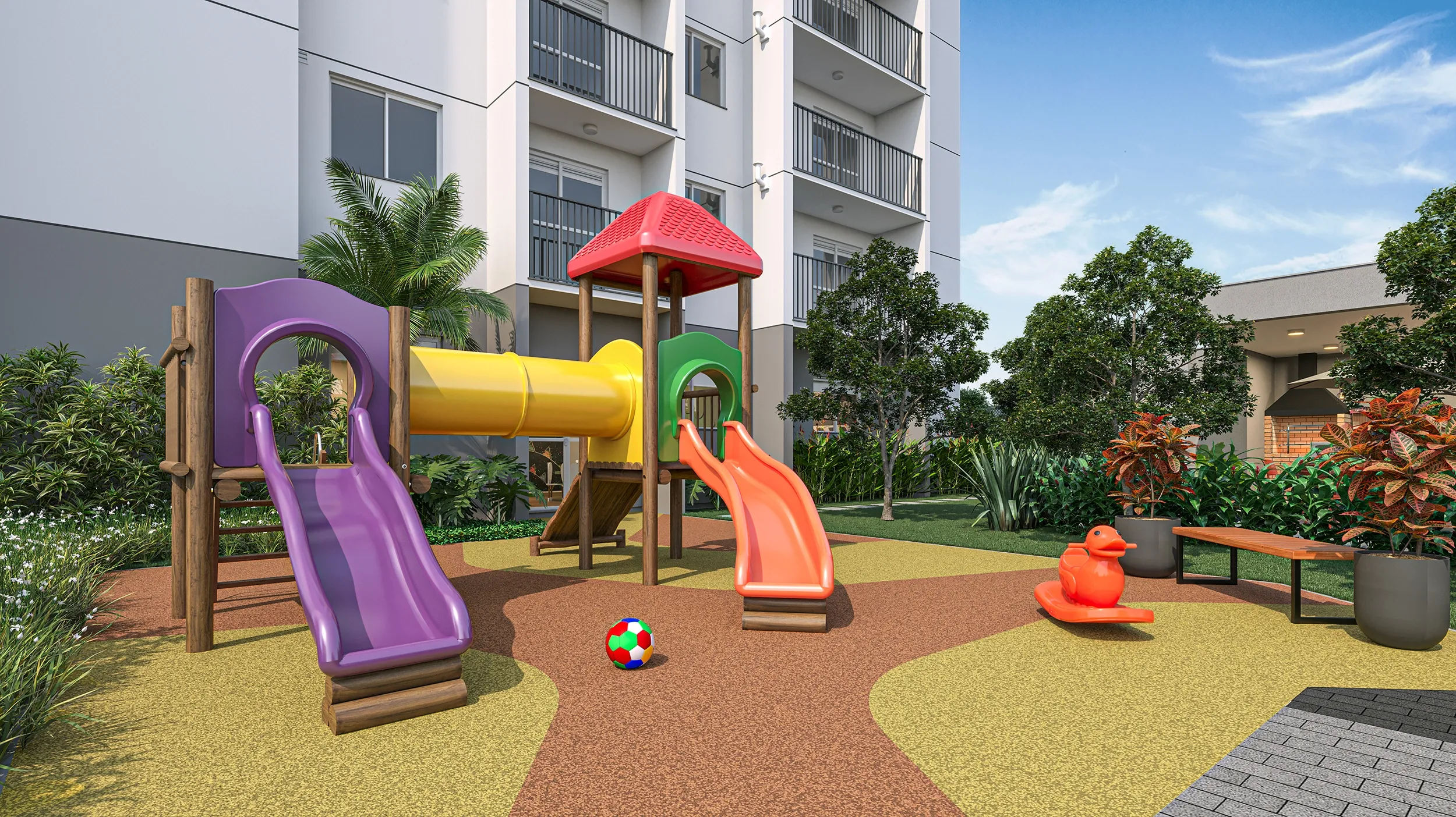 Playground - Área de lazer do Vibra Vila Romana em Vila Romana, São Paulo